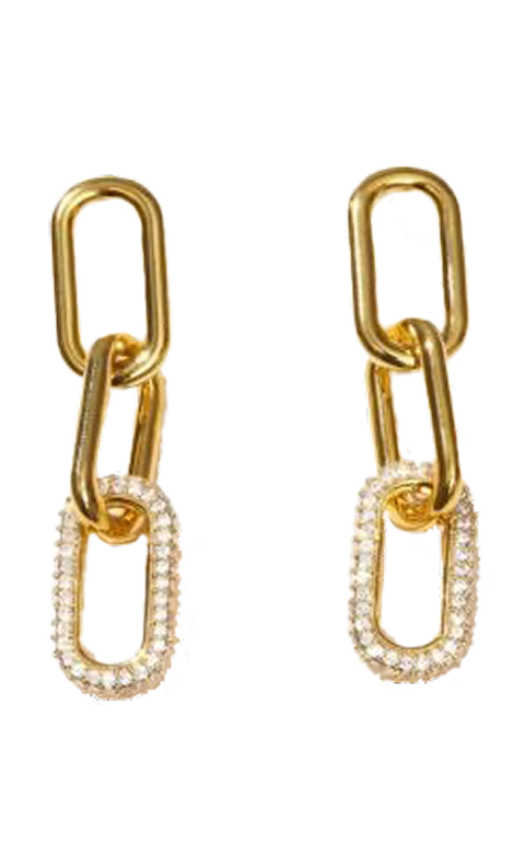 STELLAR HOLLYWOOD メタルシャイニー チェーンピアス ゴールド メタルシャイニーチェーンイヤリング(ゴールド) | STELLAR HOLLYWOOD