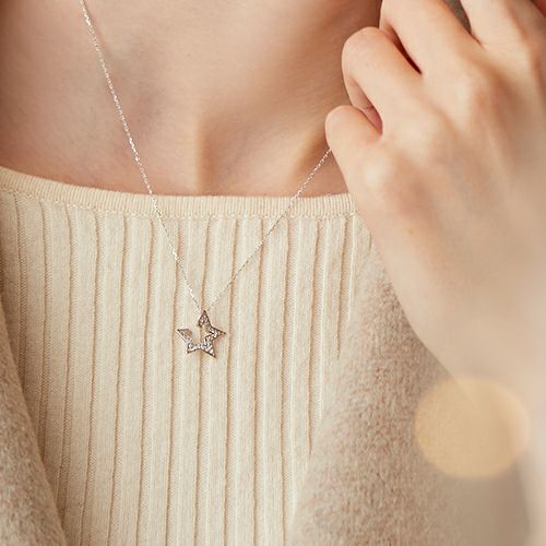 BROKEN STAR Necklece（シルバー）受注生産 | STELLAR HOLLYWOOD 