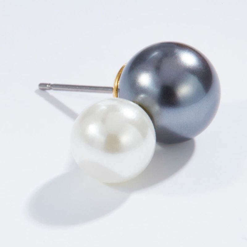 ボディピアス 0G 00G 12mm 棺桶デザイン Obsidian Stone