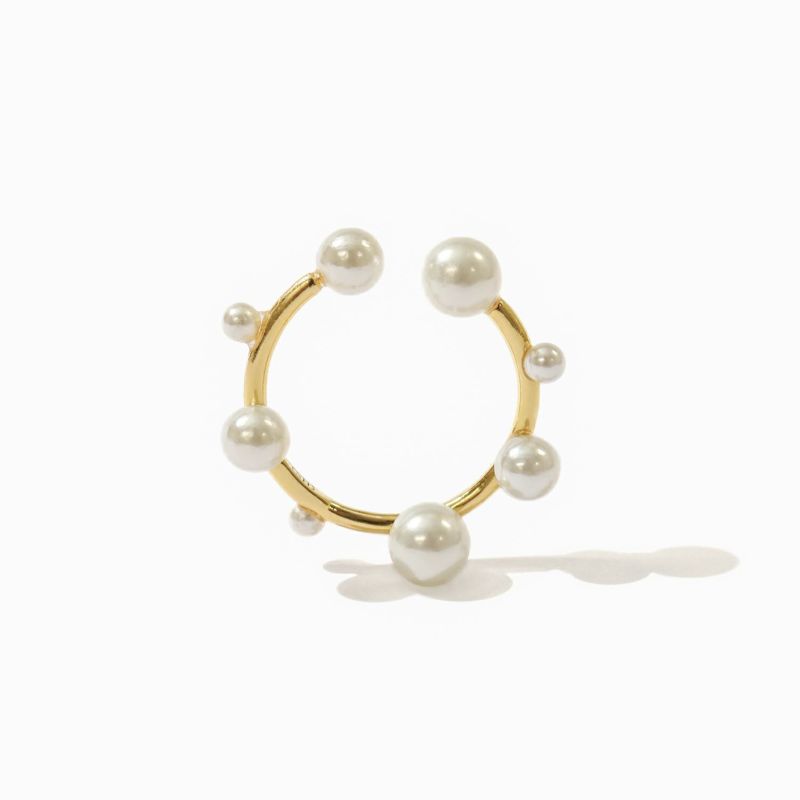 シェルパールフープイヤーカフ | STELLAR HOLLYWOOD-ステラ