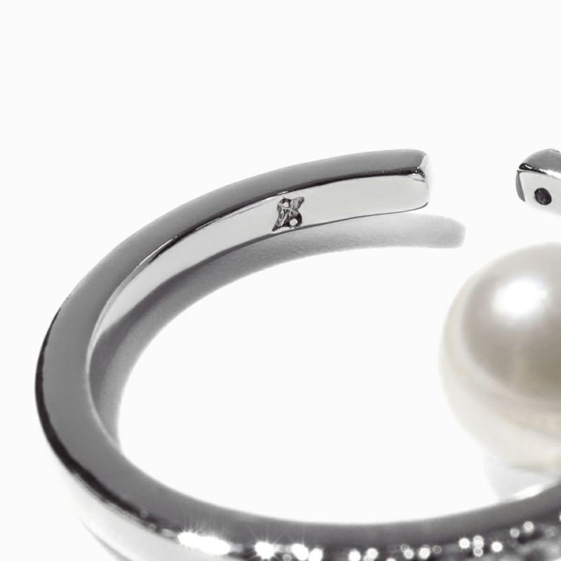 ★STELLAR HOLLYWOOD★ビジューラインパールピアス( シルバー) ビジューラインパールピアス(シルバー) | STELLAR HOLLYWOOD