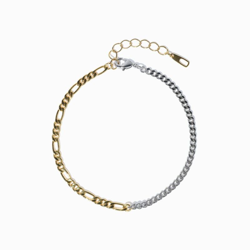 若者に人気のブランド ミックスチェーンブレスレット | STELLAR HOLLYWOOD-ステラ アクセサリー