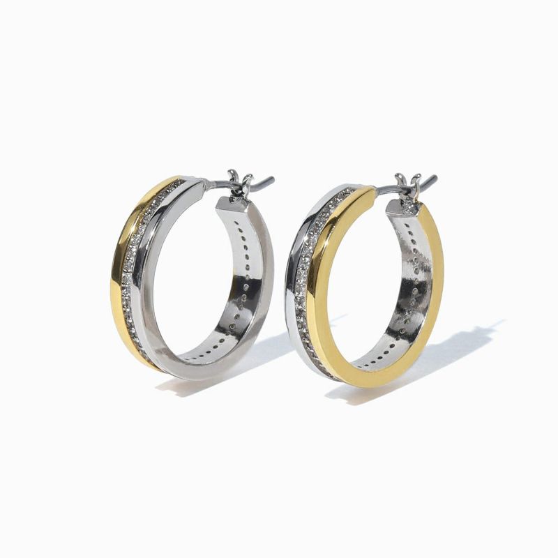 ミックスシャイニーラインピアス