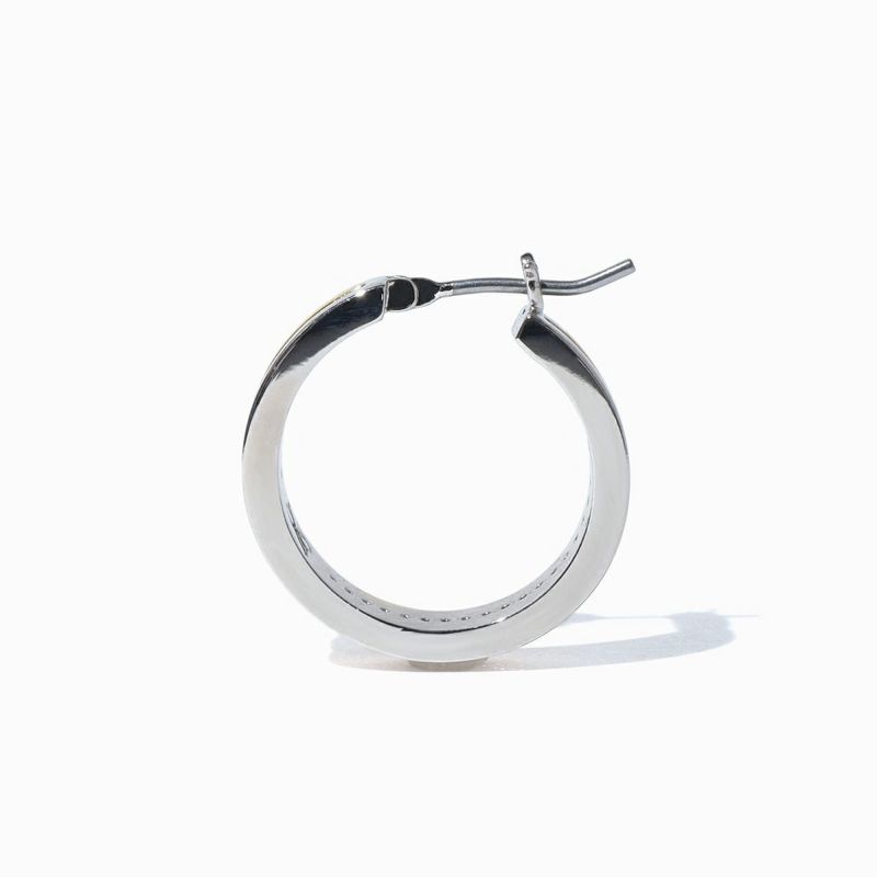 ピアス SSIL 3 Line Hoops_L ミックスシャイニーラインピアス | STELLAR HOLLYWOOD-ステラ