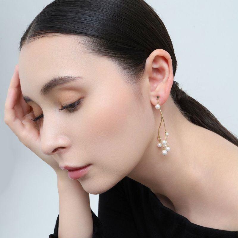 パールウィスパーピアス | STELLAR HOLLYWOOD-ステラハリウッド