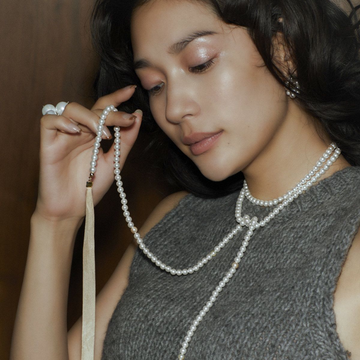 ロングネックレス