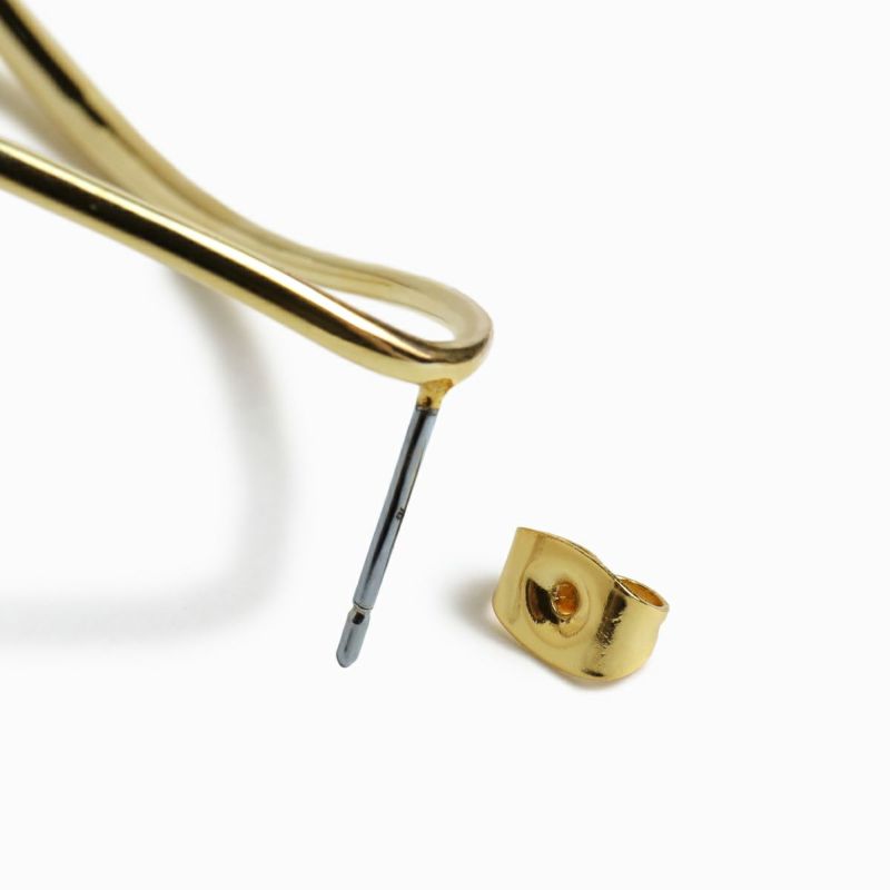 アシンメトリーカーヴィングフープピアス | STELLAR HOLLYWOOD-ステラ