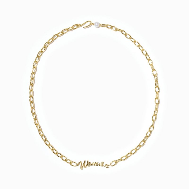 WOMANネックレス(ゴールド) | STELLAR HOLLYWOOD-ステラハリウッド