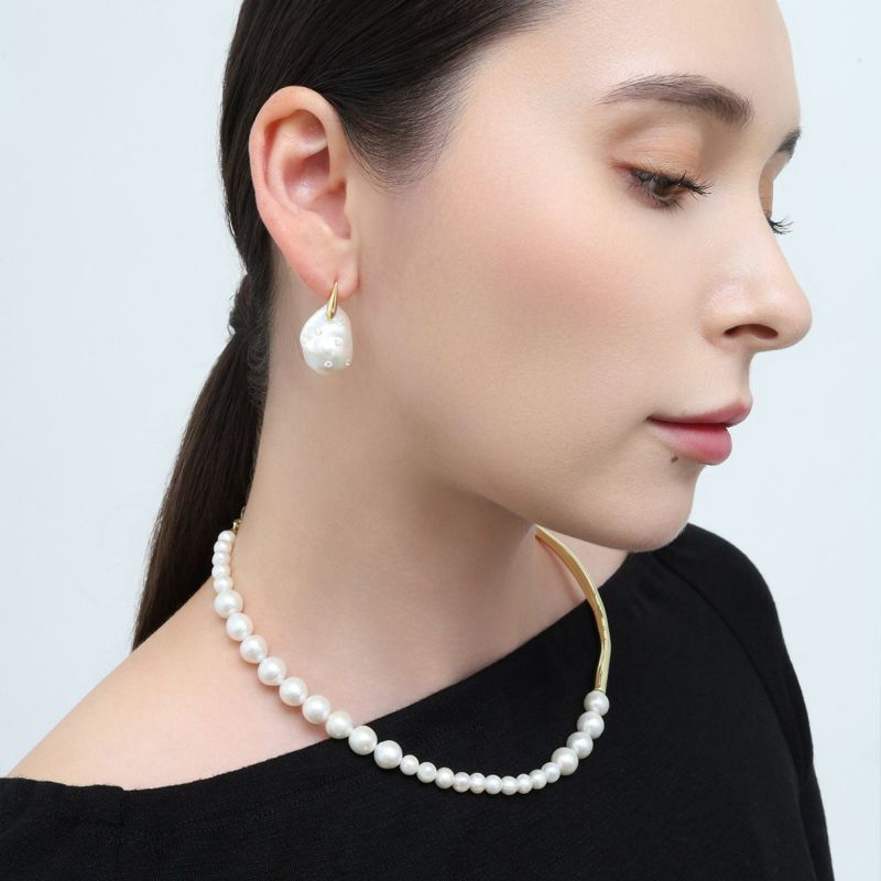 バロックパールトゥインクルピアス | STELLAR HOLLYWOOD-ステラハリウッド