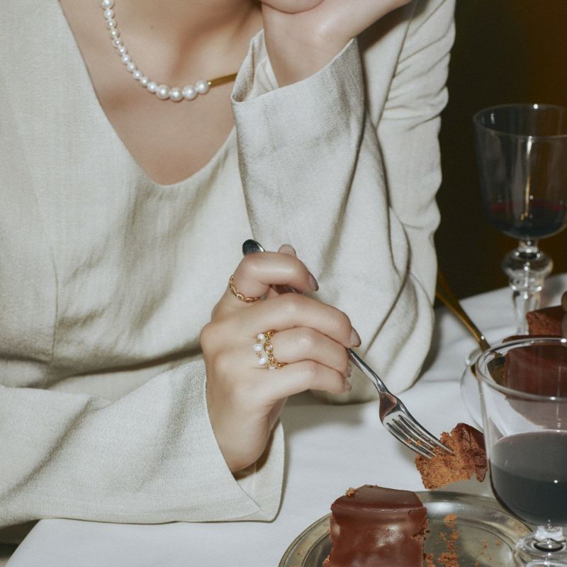 トゥインクルチェーンリング | STELLAR HOLLYWOOD-ステラハリウッド