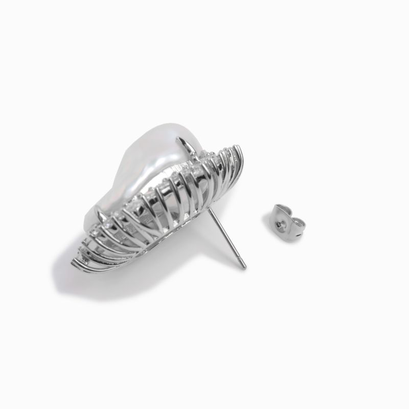 バロックパールスキャッターピアス(シルバー) | STELLAR HOLLYWOOD