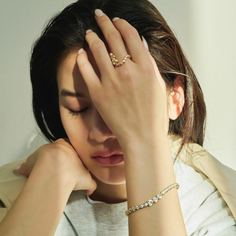 ピュアグロウハートブレスレット（ゴールド） | STELLAR HOLLYWOOD